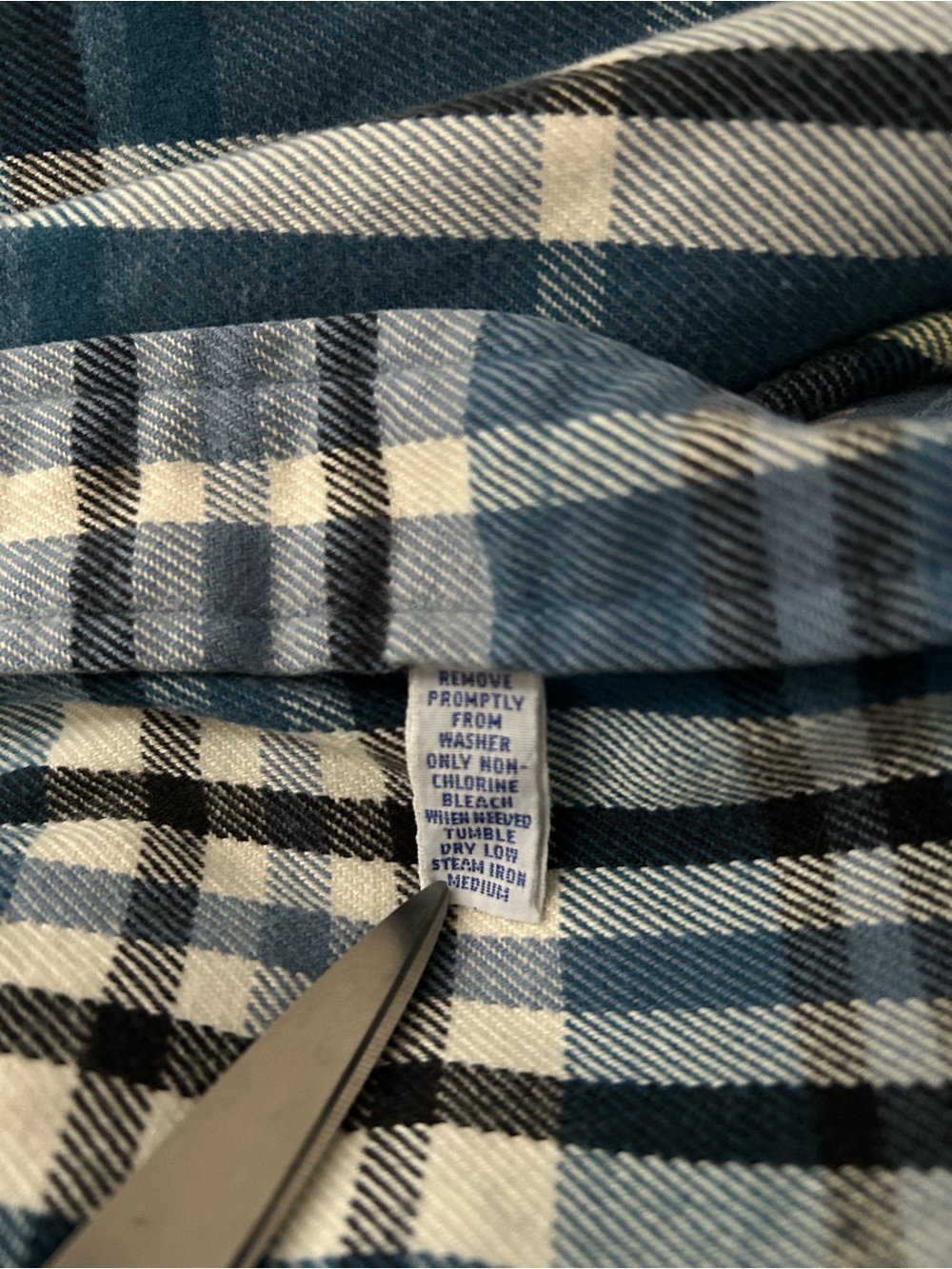 Ralph Lauren Traveler Top Blue White Green Plaid Button-Up Shirt Sz large - Picture 4 of 7